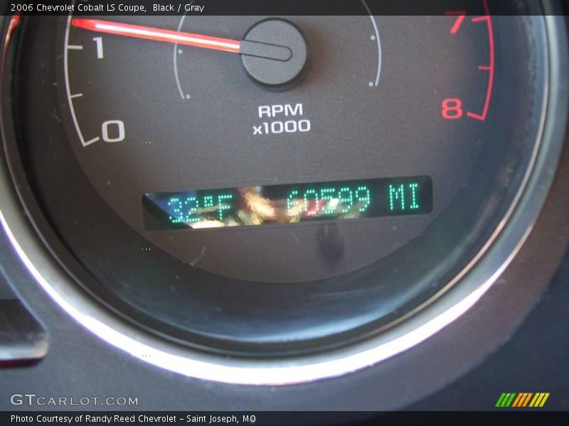 Black / Gray 2006 Chevrolet Cobalt LS Coupe