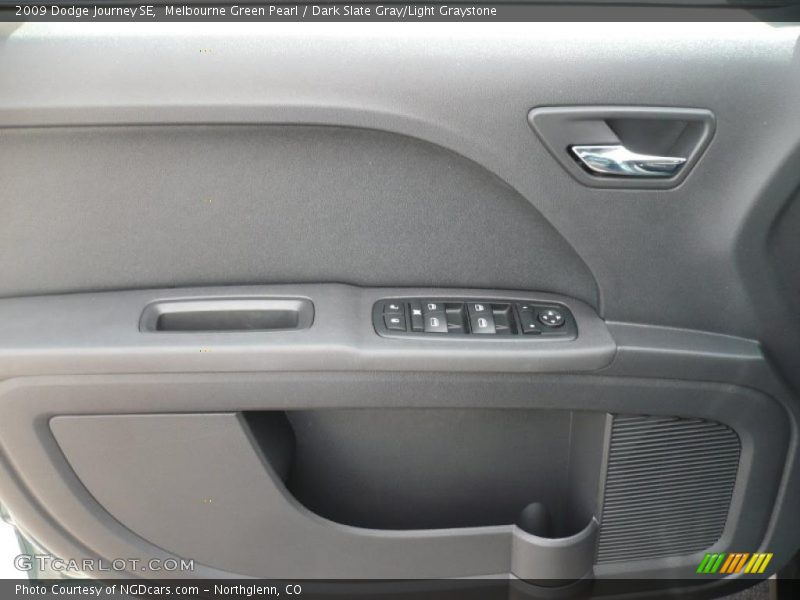 Melbourne Green Pearl / Dark Slate Gray/Light Graystone 2009 Dodge Journey SE