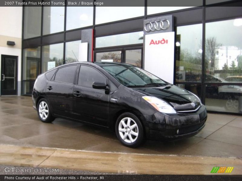 Black / Bisque Beige 2007 Toyota Prius Hybrid Touring