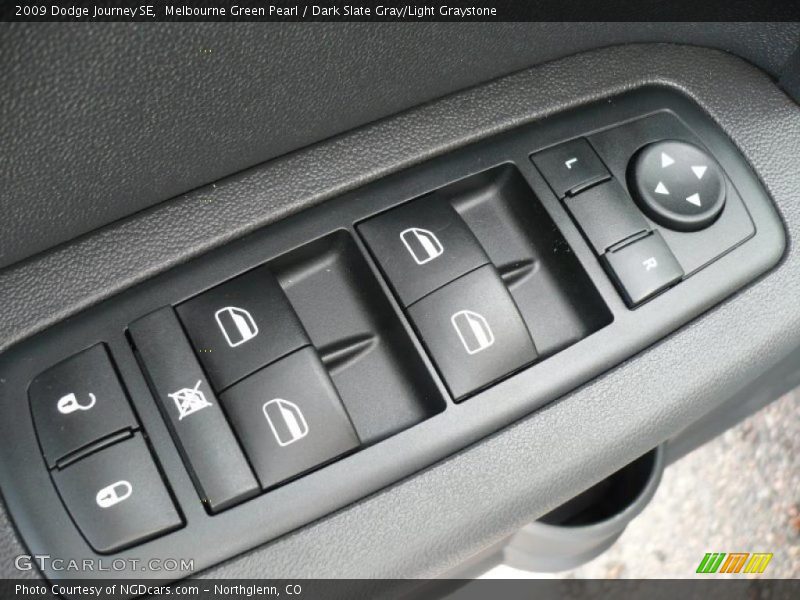 Melbourne Green Pearl / Dark Slate Gray/Light Graystone 2009 Dodge Journey SE