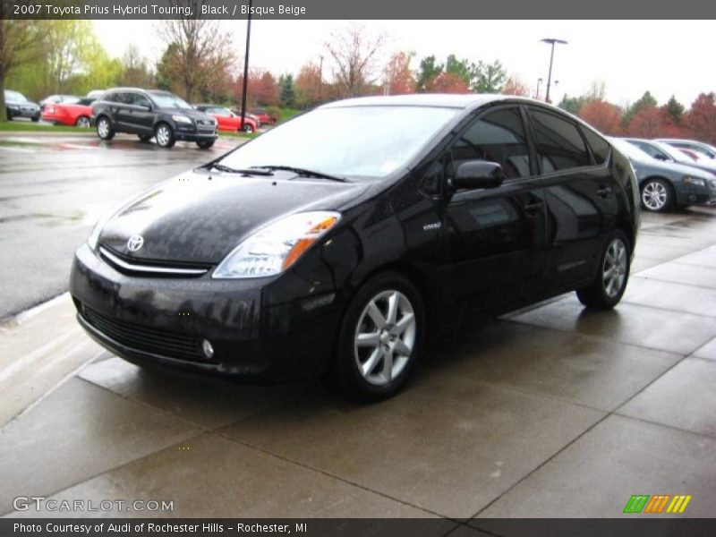 Black / Bisque Beige 2007 Toyota Prius Hybrid Touring