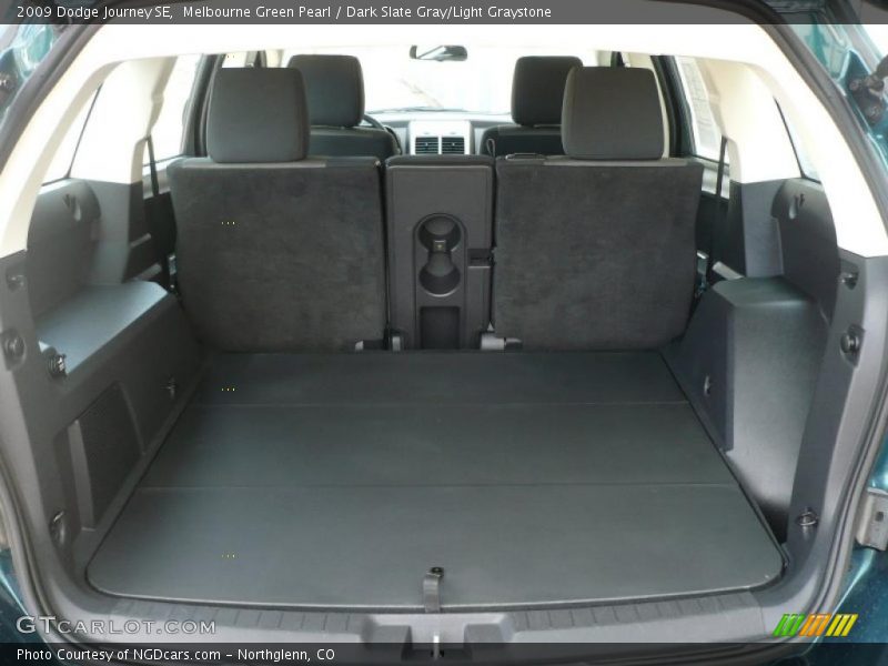 Melbourne Green Pearl / Dark Slate Gray/Light Graystone 2009 Dodge Journey SE