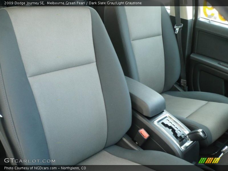 Melbourne Green Pearl / Dark Slate Gray/Light Graystone 2009 Dodge Journey SE