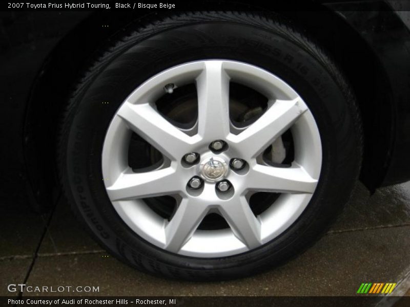 Black / Bisque Beige 2007 Toyota Prius Hybrid Touring