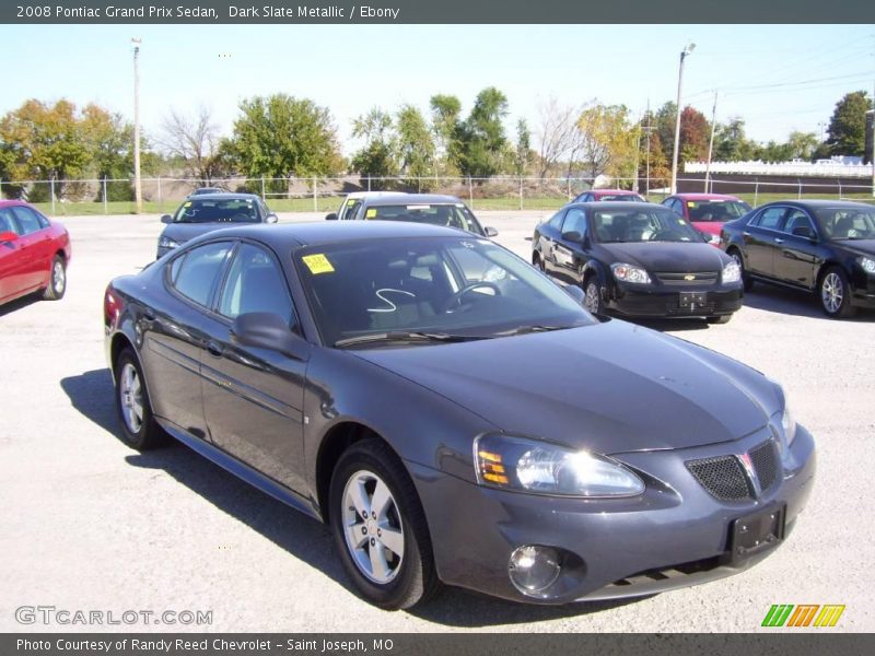 Dark Slate Metallic / Ebony 2008 Pontiac Grand Prix Sedan