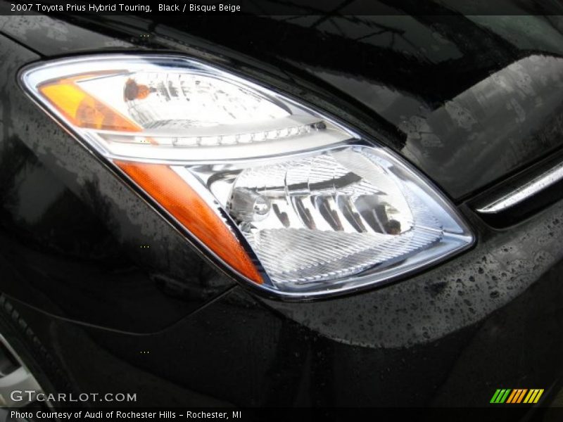 Black / Bisque Beige 2007 Toyota Prius Hybrid Touring