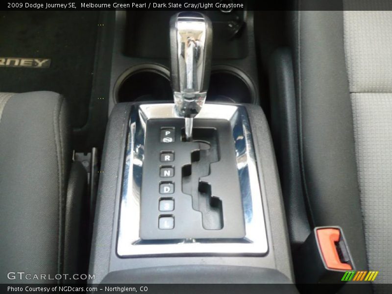Melbourne Green Pearl / Dark Slate Gray/Light Graystone 2009 Dodge Journey SE