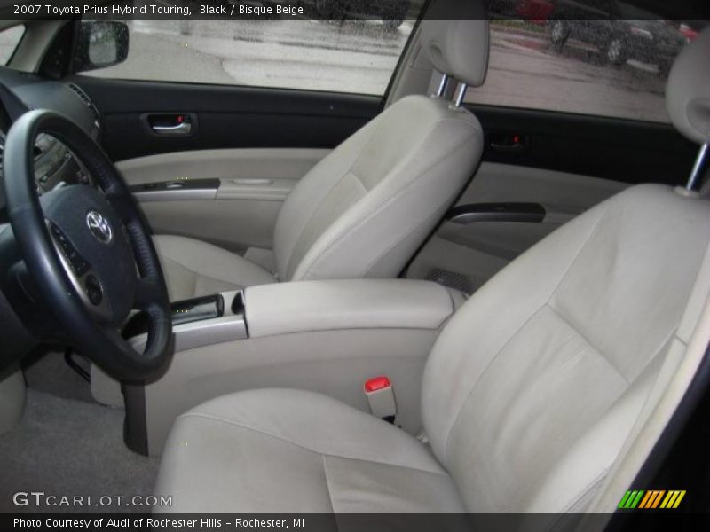 Black / Bisque Beige 2007 Toyota Prius Hybrid Touring