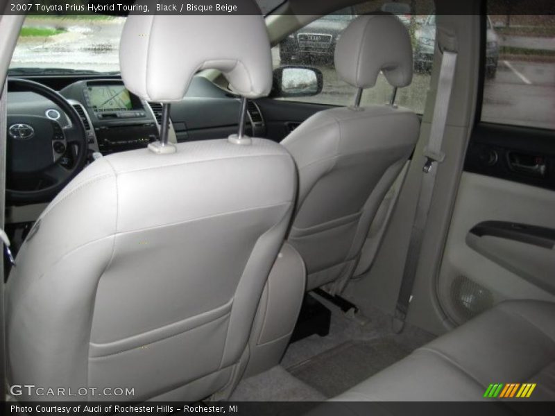 Black / Bisque Beige 2007 Toyota Prius Hybrid Touring