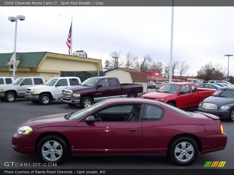 Sport Red Metallic / Gray 2006 Chevrolet Monte Carlo LT