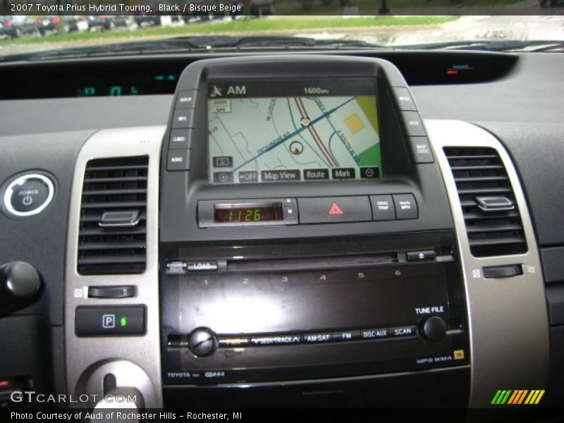 Black / Bisque Beige 2007 Toyota Prius Hybrid Touring