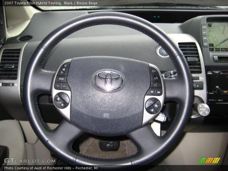 Black / Bisque Beige 2007 Toyota Prius Hybrid Touring