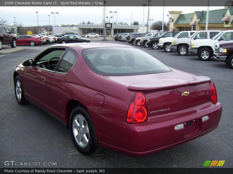 Sport Red Metallic / Gray 2006 Chevrolet Monte Carlo LT