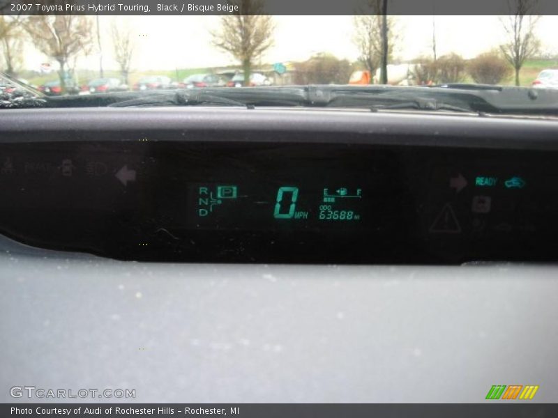 Black / Bisque Beige 2007 Toyota Prius Hybrid Touring
