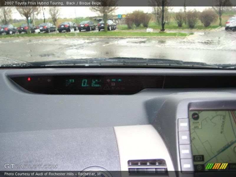 Black / Bisque Beige 2007 Toyota Prius Hybrid Touring