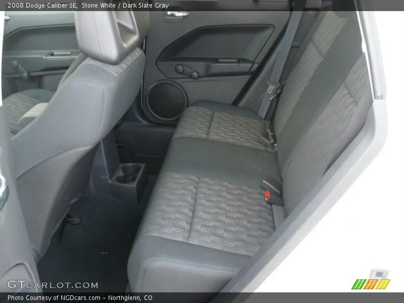 Stone White / Dark Slate Gray 2008 Dodge Caliber SE