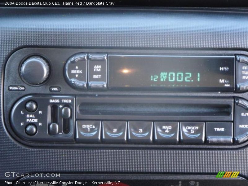 Flame Red / Dark Slate Gray 2004 Dodge Dakota Club Cab