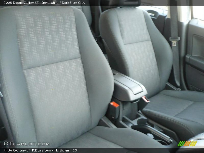Stone White / Dark Slate Gray 2008 Dodge Caliber SE