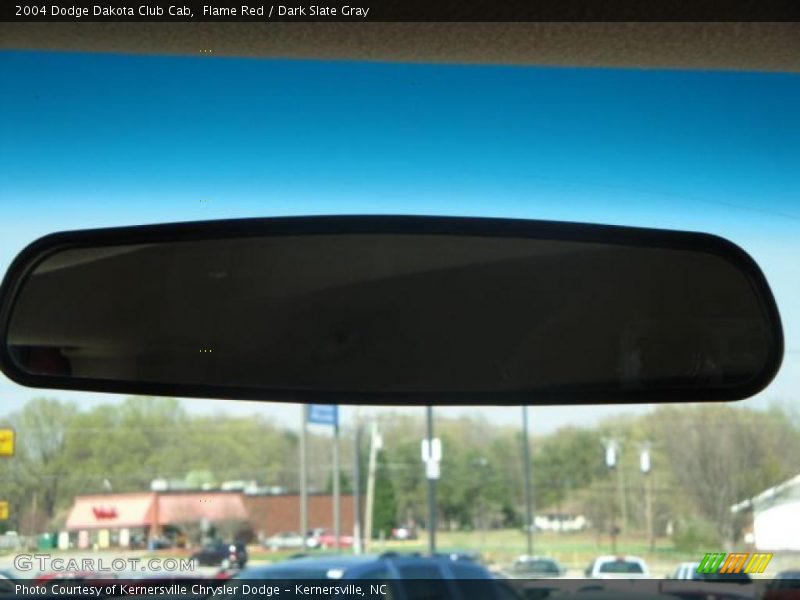 Flame Red / Dark Slate Gray 2004 Dodge Dakota Club Cab