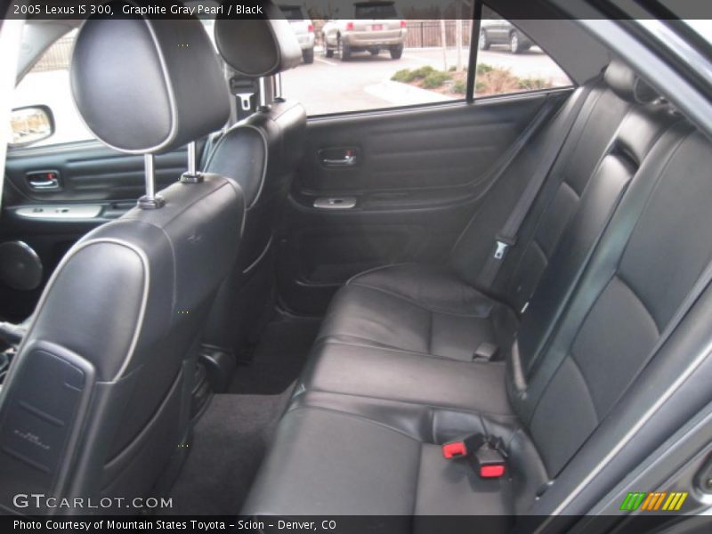 Graphite Gray Pearl / Black 2005 Lexus IS 300