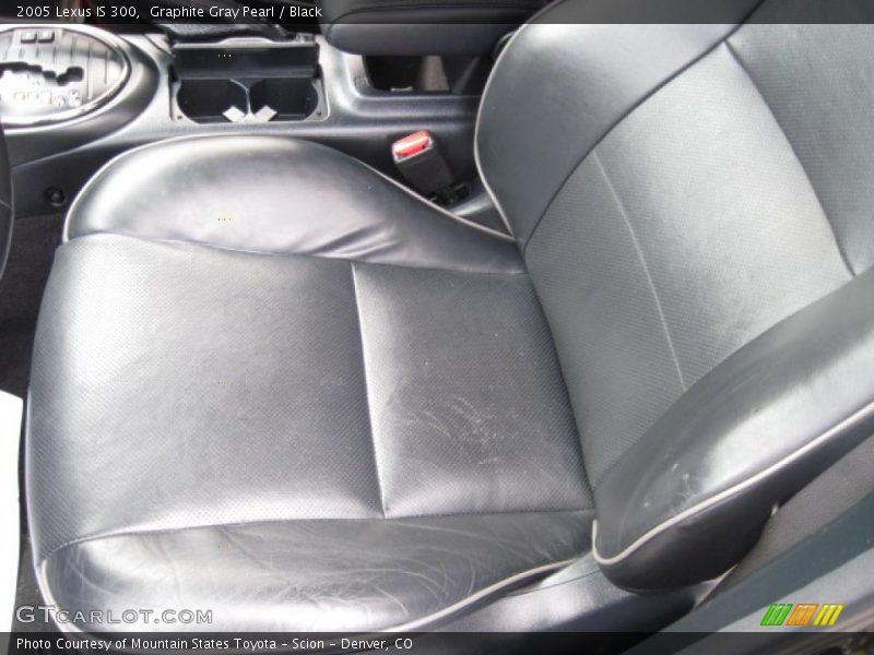 Graphite Gray Pearl / Black 2005 Lexus IS 300