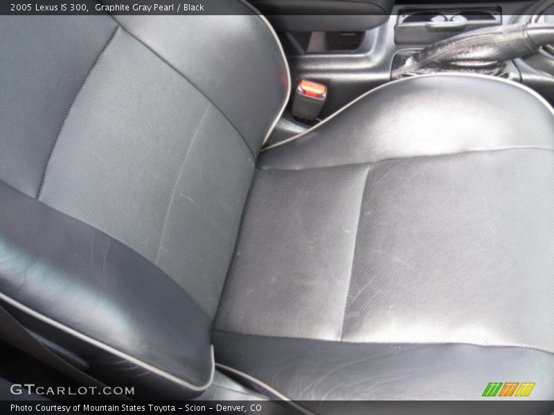 Graphite Gray Pearl / Black 2005 Lexus IS 300