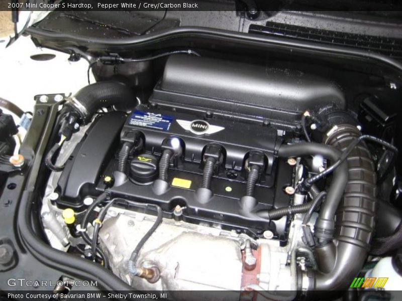 Pepper White / Grey/Carbon Black 2007 Mini Cooper S Hardtop