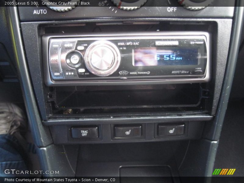 Graphite Gray Pearl / Black 2005 Lexus IS 300