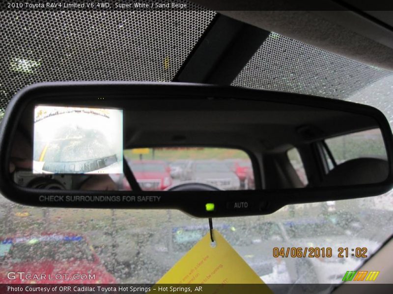 Super White / Sand Beige 2010 Toyota RAV4 Limited V6 4WD