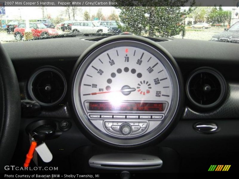 Pepper White / Grey/Carbon Black 2007 Mini Cooper S Hardtop