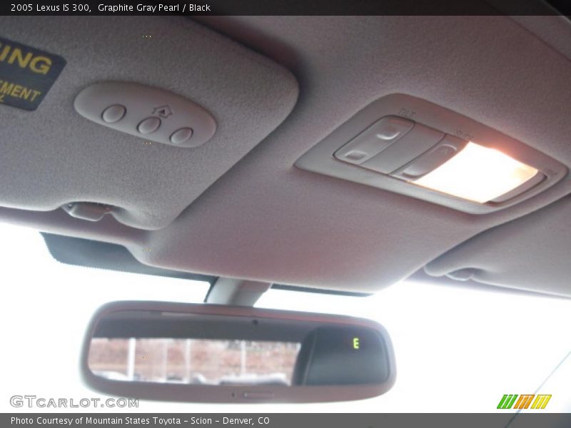 Graphite Gray Pearl / Black 2005 Lexus IS 300