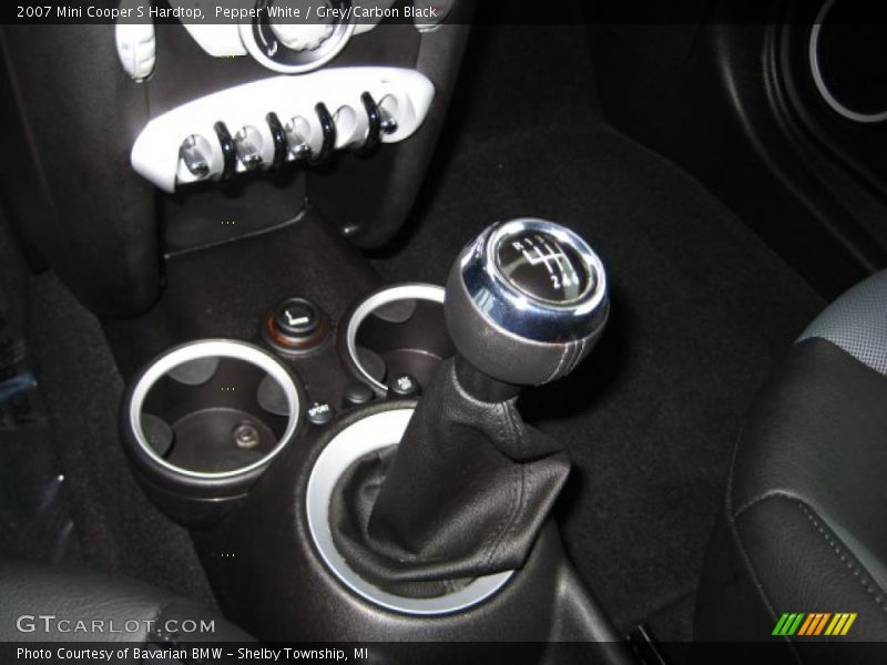 Pepper White / Grey/Carbon Black 2007 Mini Cooper S Hardtop