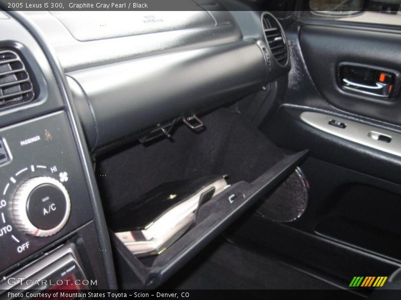 Graphite Gray Pearl / Black 2005 Lexus IS 300