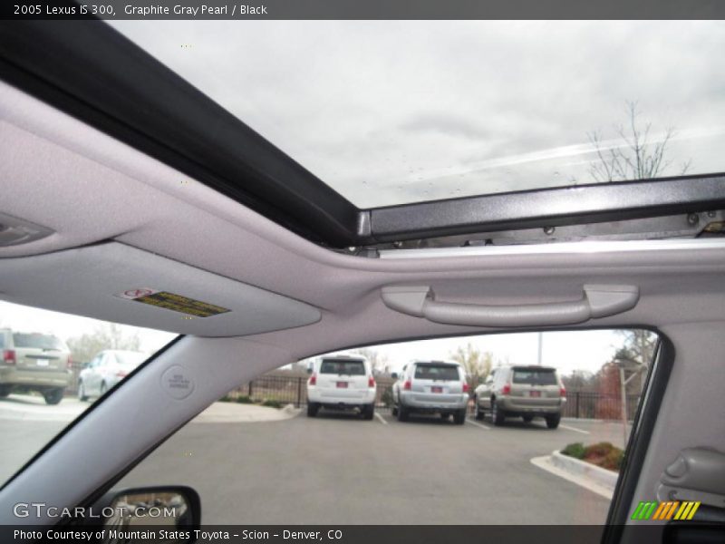 Graphite Gray Pearl / Black 2005 Lexus IS 300