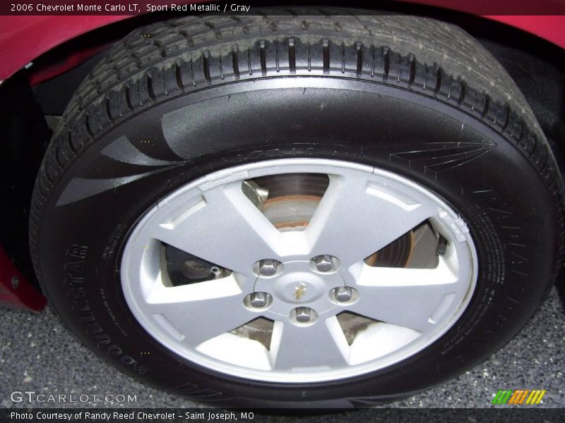 Sport Red Metallic / Gray 2006 Chevrolet Monte Carlo LT