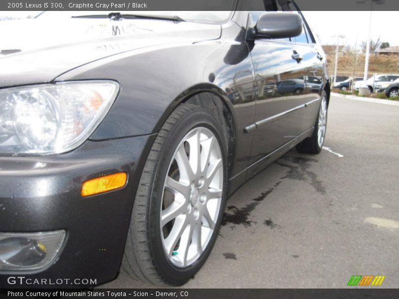 Graphite Gray Pearl / Black 2005 Lexus IS 300