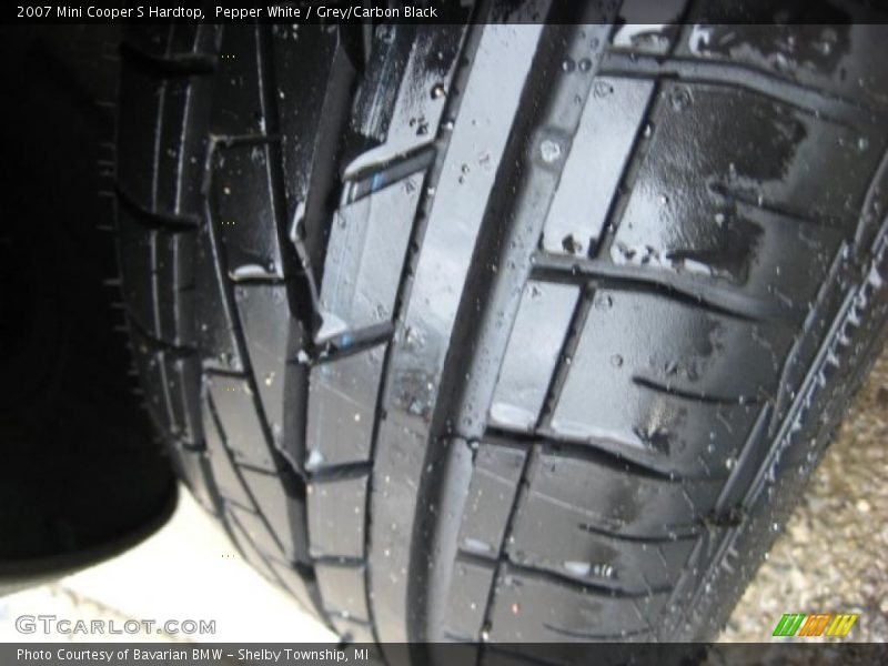 Pepper White / Grey/Carbon Black 2007 Mini Cooper S Hardtop