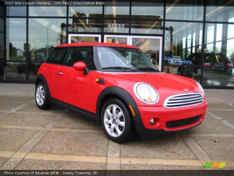 Chili Red / Grey/Carbon Black 2007 Mini Cooper Hardtop