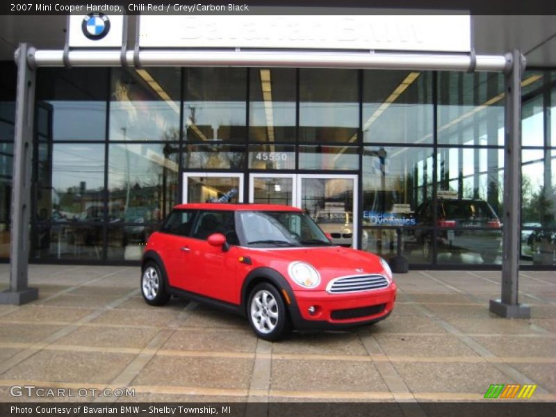 Chili Red / Grey/Carbon Black 2007 Mini Cooper Hardtop