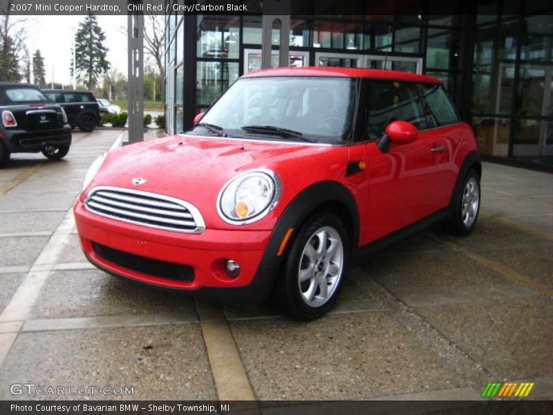 Chili Red / Grey/Carbon Black 2007 Mini Cooper Hardtop