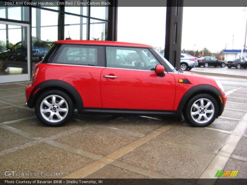 Chili Red / Grey/Carbon Black 2007 Mini Cooper Hardtop