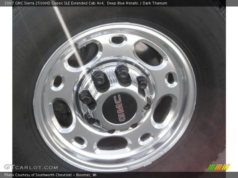 Deep Blue Metallic / Dark Titanium 2007 GMC Sierra 2500HD Classic SLE Extended Cab 4x4