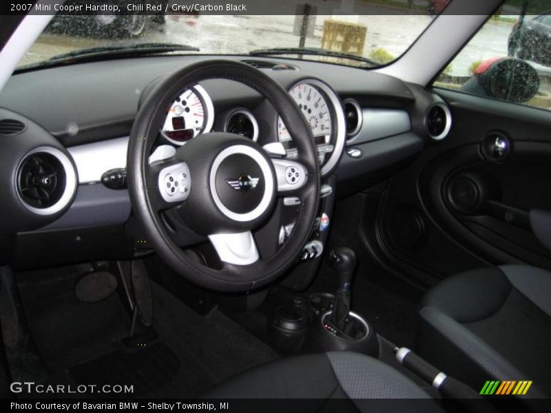 Chili Red / Grey/Carbon Black 2007 Mini Cooper Hardtop