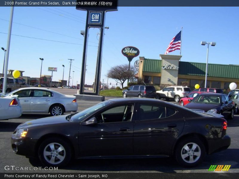 Dark Mocha Metallic / Ebony 2008 Pontiac Grand Prix Sedan