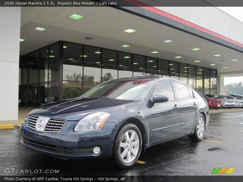 Majestic Blue Metallic / Cafe Latte 2006 Nissan Maxima 3.5 SL