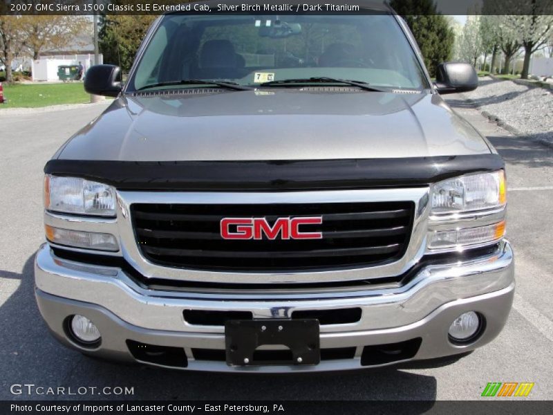 Silver Birch Metallic / Dark Titanium 2007 GMC Sierra 1500 Classic SLE Extended Cab