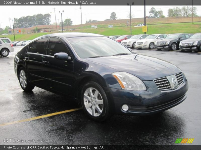 Majestic Blue Metallic / Cafe Latte 2006 Nissan Maxima 3.5 SL