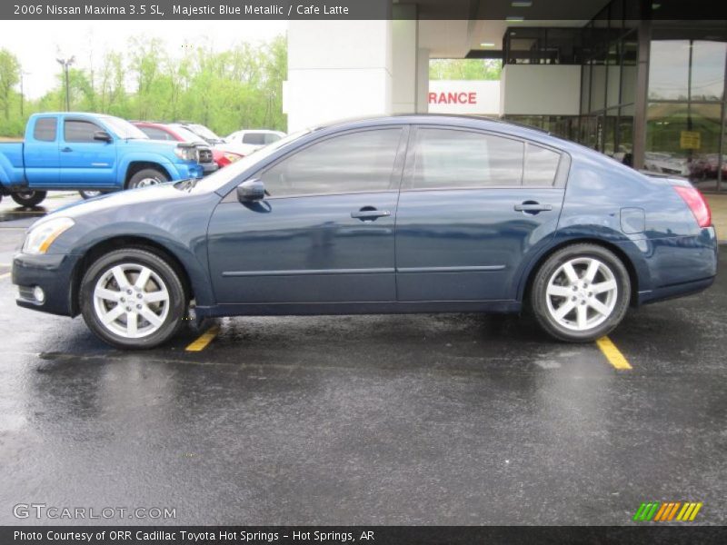 Majestic Blue Metallic / Cafe Latte 2006 Nissan Maxima 3.5 SL