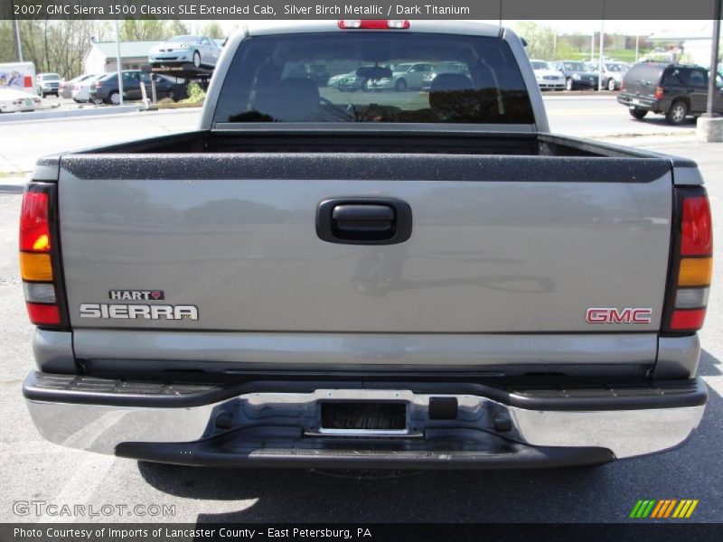 Silver Birch Metallic / Dark Titanium 2007 GMC Sierra 1500 Classic SLE Extended Cab
