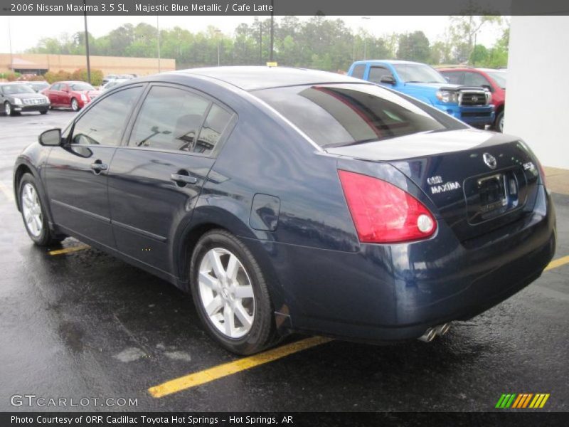 Majestic Blue Metallic / Cafe Latte 2006 Nissan Maxima 3.5 SL